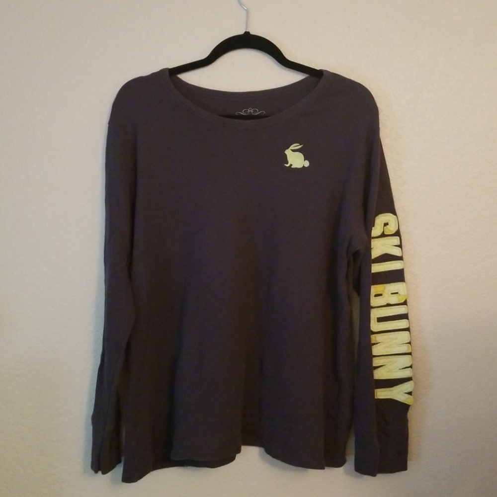 Old Navy Ski Bunny thermal-style shirt